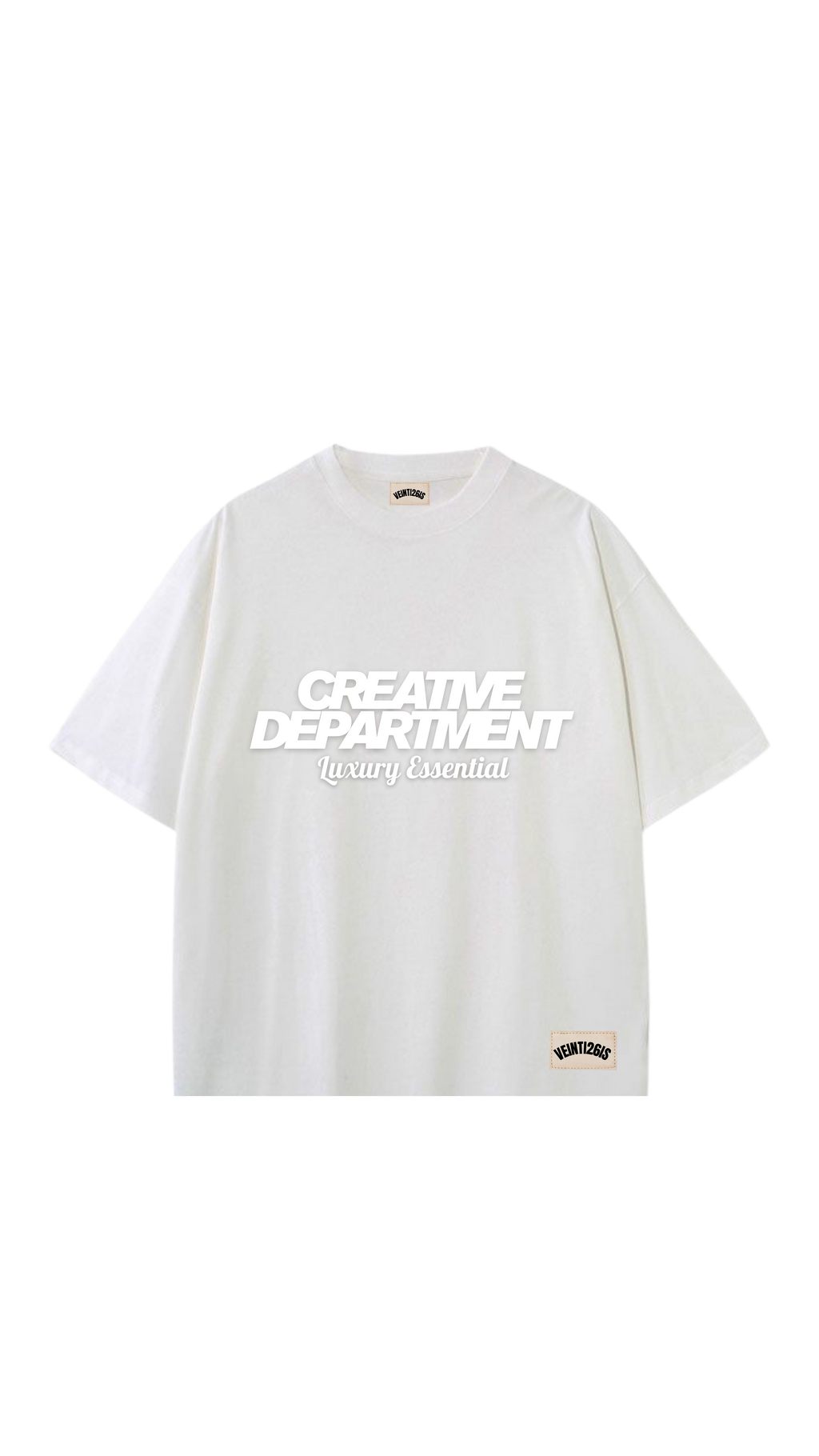 White on White Tee