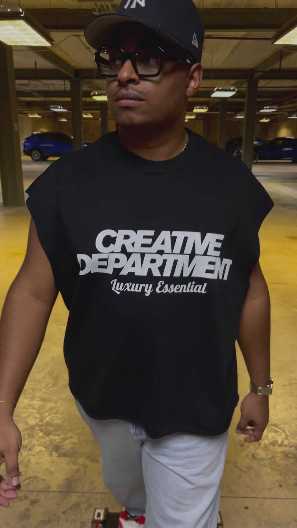 French Terry Boxy Tank Top